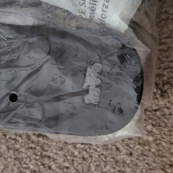 Coach host pick black flip flops bagged care card comfy five stars from my sells - Picture 5 of 6